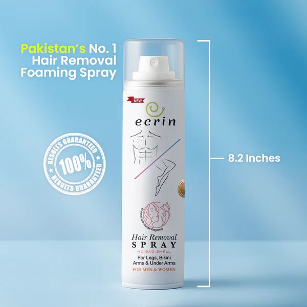 Original Ecrin Hair Removal Foaming Spray Advance Formula with Refreshing Fragrance 200ml