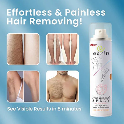 Original Ecrin Hair Removal Foaming Spray Advance Formula with Refreshing Fragrance 200ml